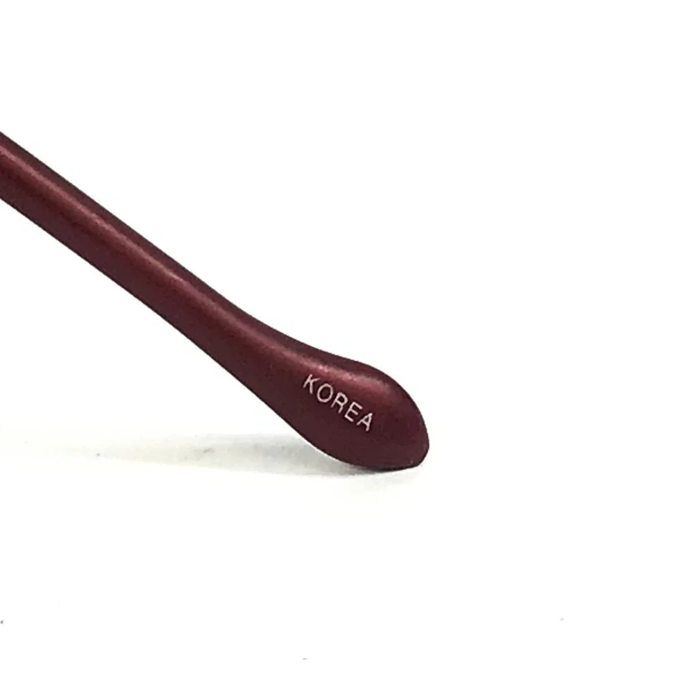 ogi Eyeglasses Frames 2068 COL. 59 Burgundy Red Geometric Wire Rim 43-21-140